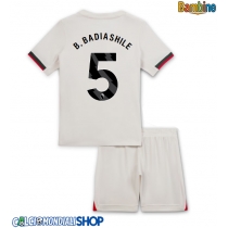 Maglie da calcio Chelsea Benoit Badiashile #5 Seconda Maglia Bambino 2025-26 Manica Corta + Pantaloni corti)